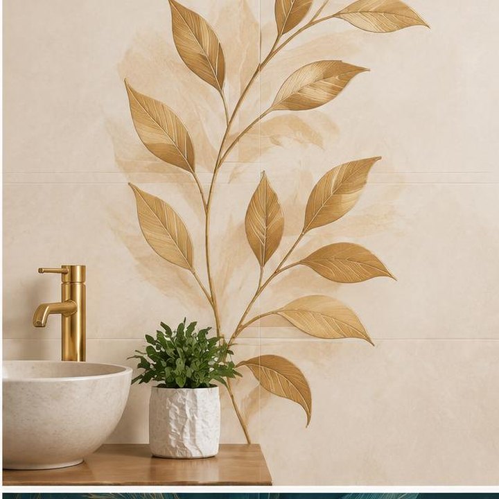 Cream & Golden Leaf collection