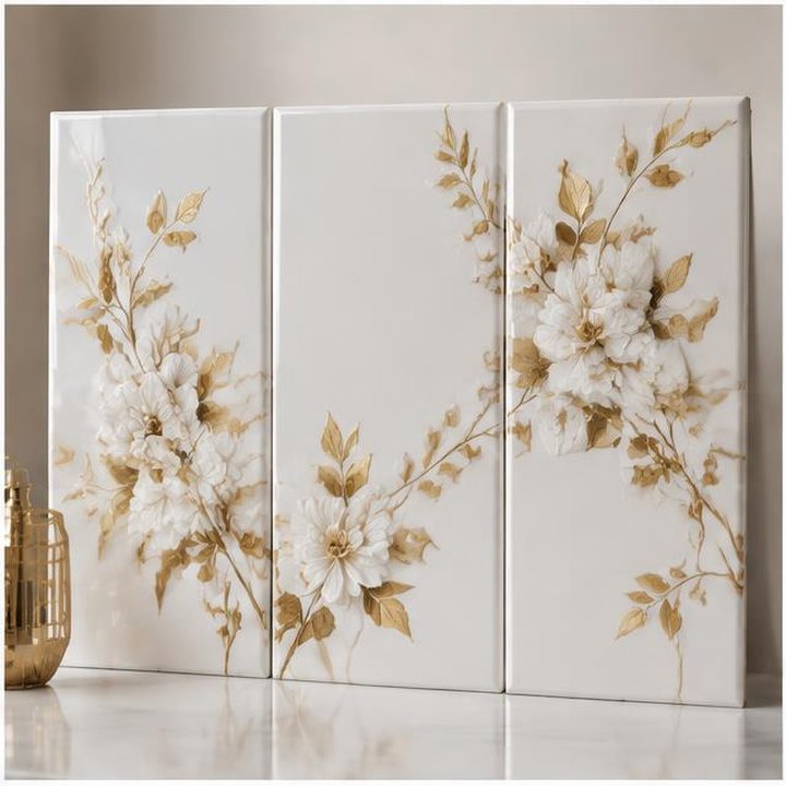 SANITECH White Gold-Floral
